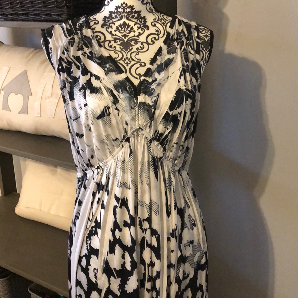 Black and white dress